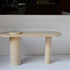 Table console Céra en travertin