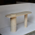 Table console Céra en travertin